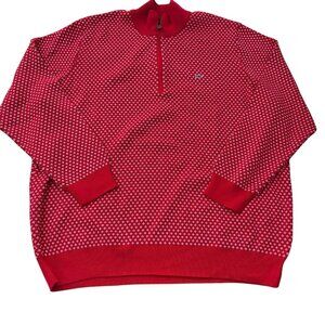 Vineyard vines Half zip whale logo sweater Men's size XXL